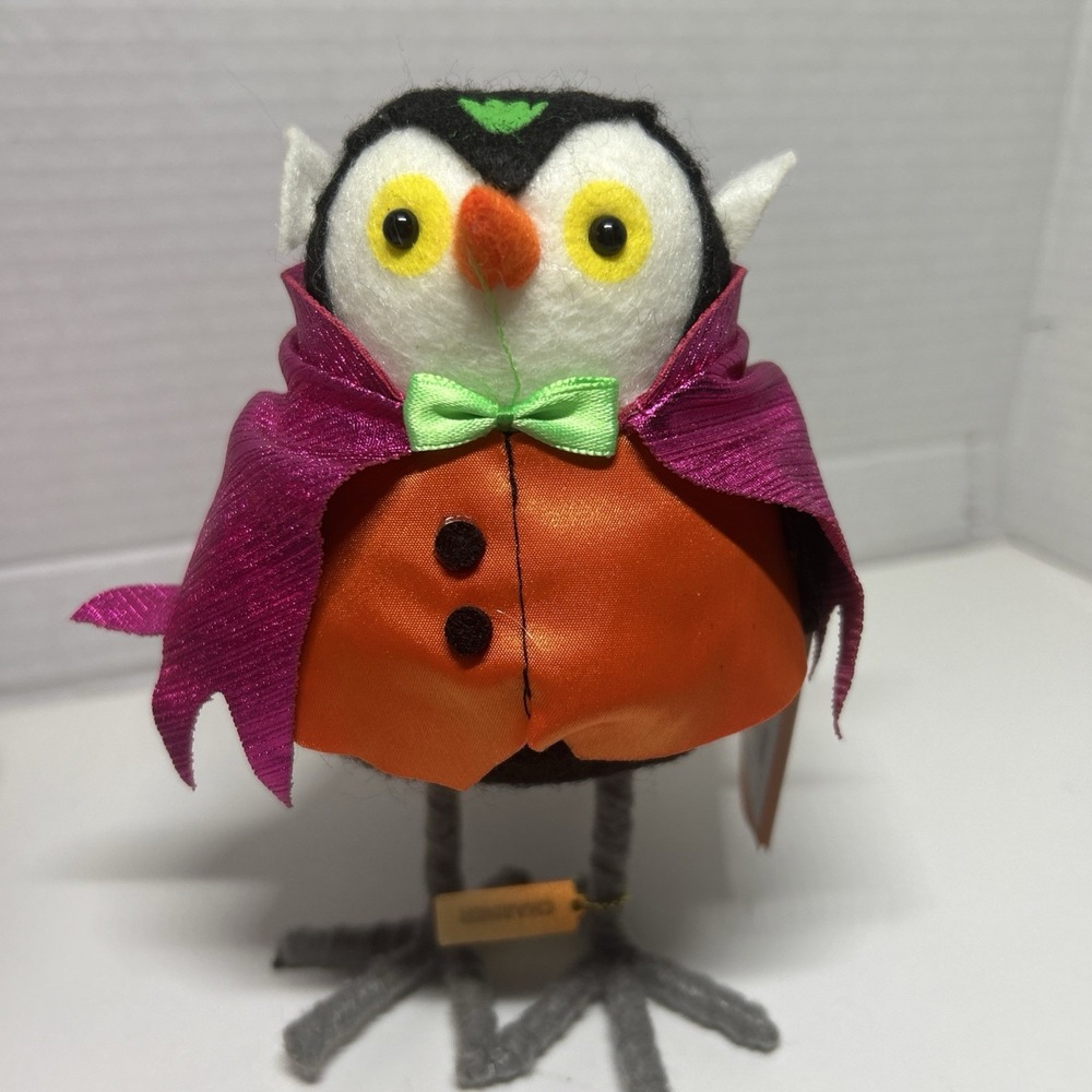 Target Spritz Bird, Halloween 2025 'CHARMER' Fabric Bird New with Tags m75